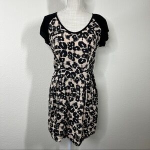 Rebecca Taylor leopard print mini dress